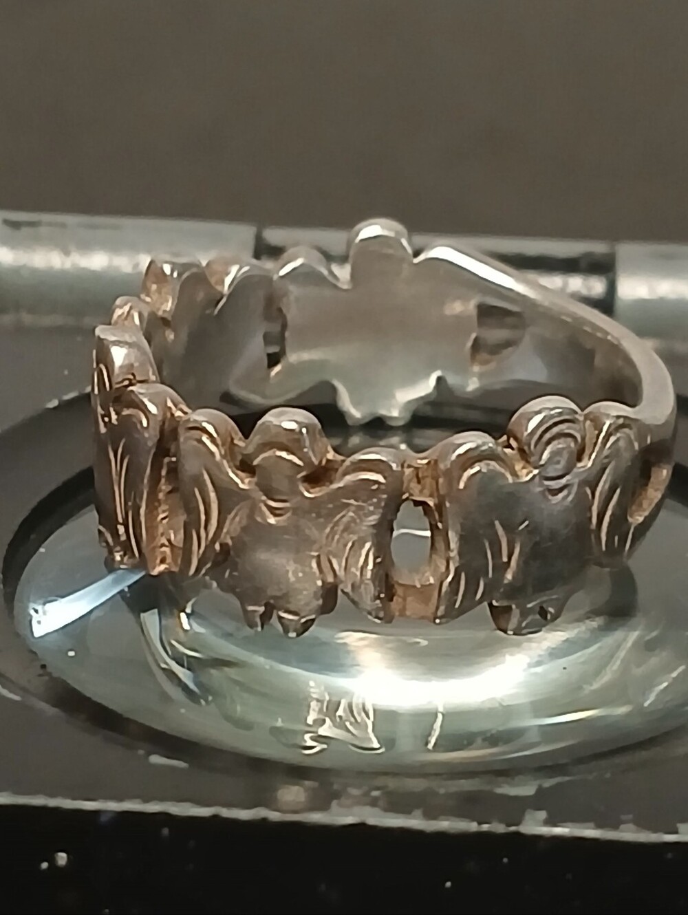 925 Sterling Silver Angels Ring